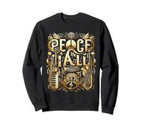 La paix en tous, la paix, l'amour, source d'harmonie au sein de l'humanité Sweatshirt