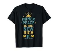 La Paix est la Nouvelle Citation de Motivation Riche T-Shirt