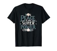 La Paix est Mon Super Pouvoir, Christian Mindful Apparel T-Shirt