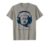 La Paix est Une fréquence - Tête de Bouddha avec écouteurs T-Shirt