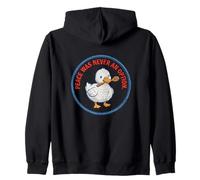 La Paix n'a jamais été Une Option | Duck Attitude Waterfowl Sweat à Capuche