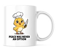 La Paix N'A Jamais Été Une Option Mug Céramique Tasse À Café Avec Anse Mug À Café Pour Travail Maison Espresso 330Ml