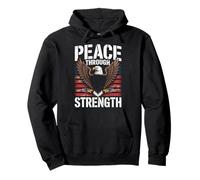 La Paix par la Force : Trump Patriot Sweat à Capuche