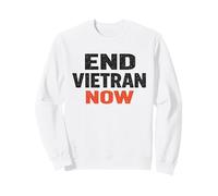La Paix, Pas la Guerre, la Fin du Vietnam et Maintenant Pas de Guerre avec l'Iran Message de Paix Sweatshirt