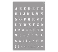 La Pajarita 090023 C Stencil ST-23 Alphabet