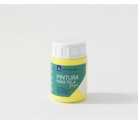 La Pajarita 207622 peinture tissu occultant, To-02, 35 ml, jaune citron