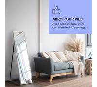 La Palma 900 smart radiateur infrarouge convecteur 40x160cm 900W miroir socle