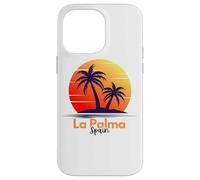 La Palma Îles Canaries Souvenir Espagnol Palmiers Coque pour iPhone 14 Pro Max