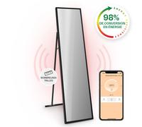 La Palma Smart 900W 160x40cm Miroir Chauffant Infrarouge Noir