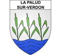 La Palud-sur-Verdon 04 ville sticker blason écusson autocollant adhésif - Taille : 8 cm