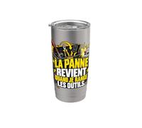 La Panne Revient Quand Je Range Les Outils Électricien Gobelet isotherme en acier inoxydable double paroi