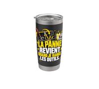 La Panne Revient Quand Je Range Les Outils Électricien Gobelet isotherme en acier inoxydable double paroi