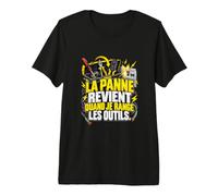 La Panne Revient Quand Je Range Les Outils Électricien T-Shirt Haut de Gamme