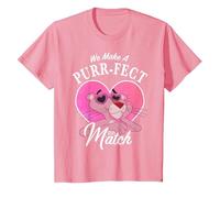 La Panthère Rose pour la Saint-Valentin : Nous Faisons Le Match Parfait T-Shirt, Enfant, Rose, 8 Ans