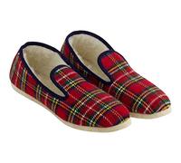 La Pantoufle du Berry - Charentaises mixte Made in France - Pantoufles chaussons confortables et chauds hiver - Intérieur doublure fourré 100% laine naturelle - Chaussons pour la maison 39 EU