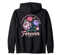 La Parole de Dieu dure pour toujours Femmes Christian Floral Sweat à Capuche