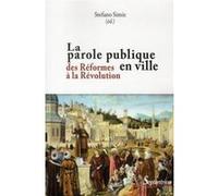 La parole publique en ville PU Septentrion (Auteur)