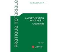 La participation aux acquets Jean-François Pillebout (Auteur)