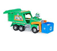 LA PAT' PATROUILLE - CAMION DE RECYCLAGE DE ROCKY REUSE IT - Camion Recyclage Jouet Avec 1 Figurine Amovible Rocky Pat' Patrouille - Paw Patrol - 6060259 - Jouet Enfant 3 Ans et +