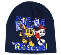 La Pat' Patrouille Chapeau Garçons Filles Hiver Beanie (4-8 Years (54cm), Marine)