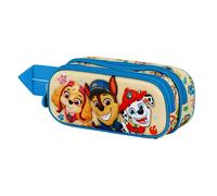 La Pat' Patrouille Friendship Trousse 3D Double, Bleu Bleu