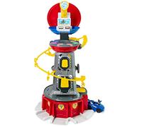 LA PAT' PATROUILLE - Géant QUARTIER GÉNÉRAL PAT' PATROUILLE MIGHTY PUPS - Interactif avec sa Figurine Chase et Véhicule de Police - 6053408 - Jouet Enfant 3 Ans et +