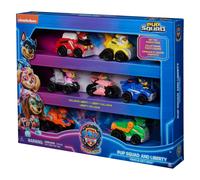 PAW Patrol - Pat Patrouille - La Super Patrouille Le Film - COFFRET 7 RACERS PUP SQUAD - Jouet Pat Patrouille - Voiture Figurine À Collectionner - Pat Patrouille Jouet Enfant 3 Ans et +