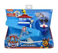 La Pat' Patrouille Playset De Bain Adventure Bay + Vehicule Paw Patrol