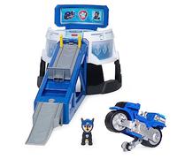 PAW Patrol LA PAT' PATROUILLE - PLAYSET LANCEUR PAT' PATROUILLE - Univers Moto Pups Avec Lanceur Interactif Et Véhicule Moto + Figurine De Chase - - 6060233 - Jouet Enfant 3 Ans et +