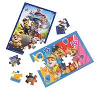LA PAT PATROUILLE - Puzzle Paw Patrol - Boite Avec 2 Puzzles Effet Lenticulaire - Décor Chiots De La Pat’Patrouille - Jeu de Société à Construire - Puzzle Enfant 24 pièces - Jouet Enfant 3 ans et +