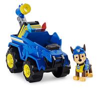 LA PAT' PATROUILLE - VÉHICULE + FIGURINE CHASE DINO RESCUE - Véhicule Avec 1 Figurine Et 1 Dinosaure Mystère À Collectionner Pat' Patrouille - Paw Patrol - 6059512 - Jouet Enfant 3 Ans et +