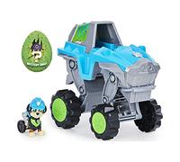 Paw Patrol LA Pat' Patrouille - VÉHICULE + Figurine Deluxe Rex Dino Rescue - Coffret Véhicule Deluxe avec 1 Figurine Rex Et 1 Figurine Dinosaure Mystère 6059329 - Jouet Enfant 3 Ans et +
