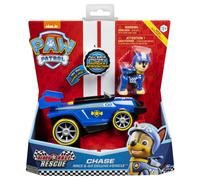 PAW Patrol , Ready, Race, Rescue, Véhicule de luxe Race & Go de Ruben avec effets sonores, pour les enfants à partir de 3 ans