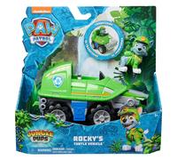 La Pat' Patrouille Vehicule + Figurine Rocky Jungle Pups La Pat' Patrouille