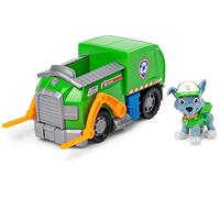 LA PAT' PATROUILLE - VÉHICULE + FIGURINE ROCKY - Véhicule de 15 cm Avec 1 Figurine À Collectionner Pat' Patrouille - Paw Patrol - 6061804 - Jouet Enfant 3 Ans et +
