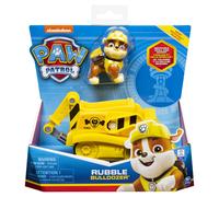PAW Patrol , Bulldozer de Ruben avec figurine à collectionner, pour les enfants à partir de 3 ans