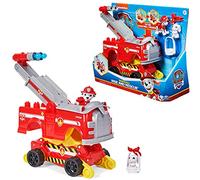 PAW Patrol LA PAT' PATROUILLE - VÉHICULE RISE & RESCUE MARCUS - Camion de Pompiers Transformable Avec 2 Figurines À Collectionner Et Accessoires Pat' Patrouille - - 6063638 - Jouet Enfant 3 Ans et +