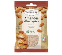 LA PATELIERE - Amandes Décortiquées - 100% Naturel · Fabricant Français · Un Fruit à Coque à la Saveur Fine · Parfaites en Tarte, Biscotti ou Salade - le sachet de 125g - Le Lot De 4
