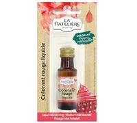 LA PATELIERE Colorant Naturel Liquide Rouge 20 g - Lot de 5