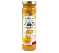 LA PATELIERE Coulis de Mangue 165 g - Fruits à 75%, Texture Onctueuse pour Desserts et Pâtisseries - Lot de 3