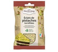 LA PATELIERE - Eclats de Pistaches Torréfiés - 100% Naturel · Fabricant Français · Pour des Biscuits aux Décors Délicats · Un Fruit Sec d'Origine Méditerranéenne - le sachet de 50g - Le Lot De 3