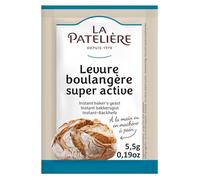 LA PATELIERE Levure boulangère super active - 5 sachets de 28 g, pour pains faits maison à la main ou en machine - Lot de 4