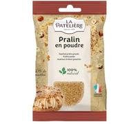 LA PATELIERE - Pralin en Poudre - 100% Naturel · Fabricant Français · Mélange Délicat de Noisettes Caramélisées · Généreuse Teneur en Noisettes - le sachet de 100g - Le Lot De 4