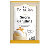 LA PATELIERE Sucre Vanillé - 10 Sachets de 7,5 g - Saveur Intense de Vanille pour Pâtisseries et Desserts - Lot de 4