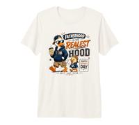La paternité est la Plus Vraie des Vibrations de Hood Duck Dad T-Shirt Haut de Gamme