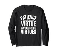 La Patience est Une Vertu, ce n'est Tout Simplement Pas l'une de Mes vertus Manche Longue