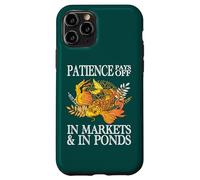 La Patience paie sur Les marchés et dans Les étangs Investisseur drôle Coque pour iPhone 11 Pro