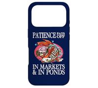 La Patience paie sur Les marchés et dans Les étangs Investisseur drôle Coque pour iPhone 17 Pro
