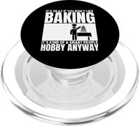 La pâtisserie, c'est pour les gens intelligents | Funny Baker PopSockets PopGrip pour MagSafe