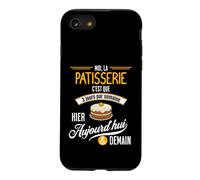 La Patisserie C'est Tous Les Jours - Cadeau Humour Patissier Coque pour iPhone SE (2020) / 7/8